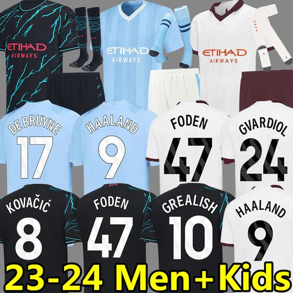 23 24 mans cities soccer jerseys haaland grealish de bruyne foden j. alvarez gvardiol stones kovacic bernardo 2023 2024 manchesters football, Black;yellow
23 24 mans cities soccer jerseys haaland grealish de bruyne foden j. alvarez gvardiol stones kovacic bernardo 2023 2024 manchesters football, Black;yellow