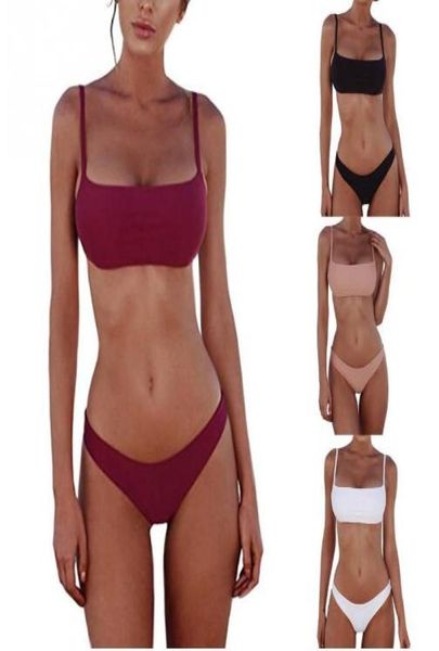 new summer women solid bikini set pushup unpadded bra swimsuit swimwear triangle bather suit swimming suit biquini6343259, White;black
new summer women solid bikini set pushup unpadded bra swimsuit swimwear triangle bather suit swimming suit biquini6343259, White;black