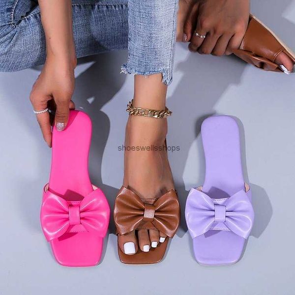 slippers slides women summer bowknot fashion flat large size candy colors sandals female casual outdoor beach shoes 230808, Black
slippers slides women summer bowknot fashion flat large size candy colors sandals female casual outdoor beach shoes 230808, Black