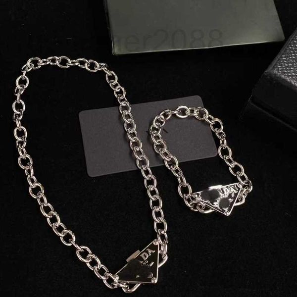 bracelet & necklace designer 23 new brass material geometric triangle drop glue neutral style advanced sense fashion chain set 89su, Silver
bracelet & necklace designer 23 new brass material geometric triangle drop glue neutral style advanced sense fashion chain set 89su, Silver