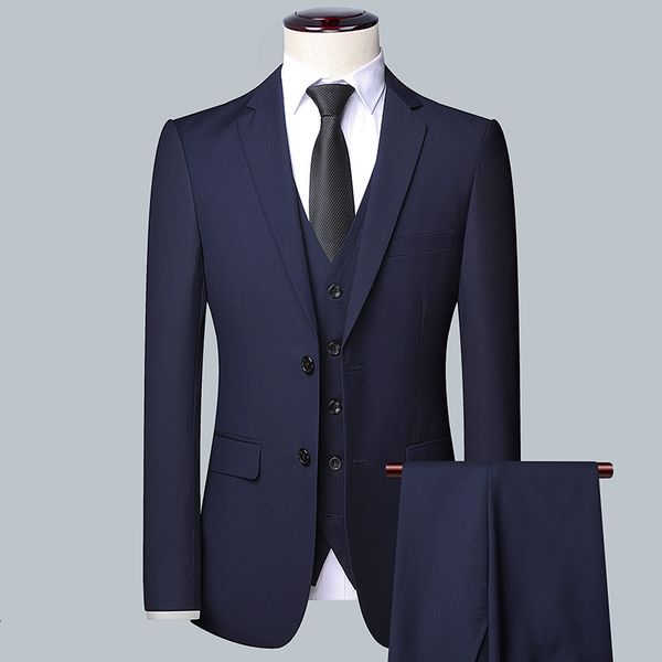 men s suits blazers 2023solid color suit vest trousers business formal suit 3 2 bridegroom and man 230814, White;black
men s suits blazers 2023solid color suit vest trousers business formal suit 3 2 bridegroom and man 230814, White;black