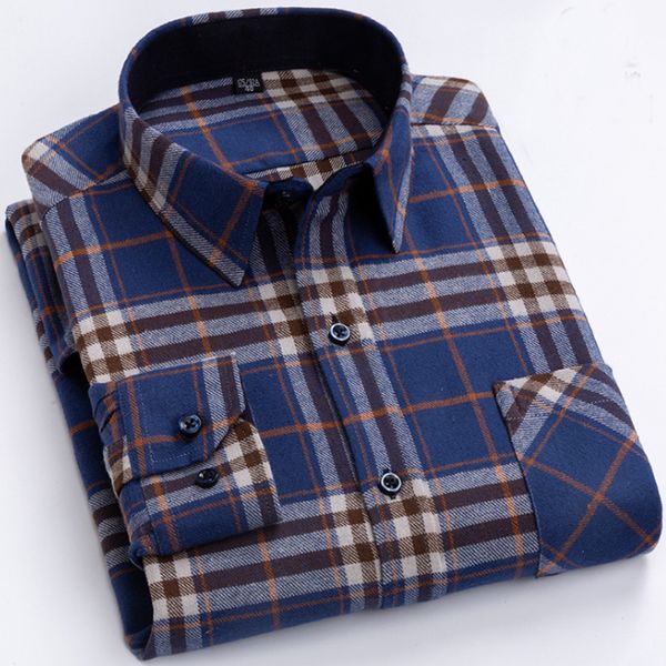 men s casual shirts 6xl autumn winter large 100 cotton plaid brushed long sleeve shirt wrinkle resistant business no iron thick 230814, White;black
men s casual shirts 6xl autumn winter large 100 cotton plaid brushed long sleeve shirt wrinkle resistant business no iron thick 230814, White;black