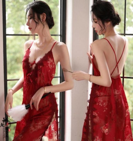 new lingerie female lace temptation pajamas side split suspenders strap night skirt whole one piece 20748579879368, Black;red
new lingerie female lace temptation pajamas side split suspenders strap night skirt whole one piece 20748579879368, Black;red