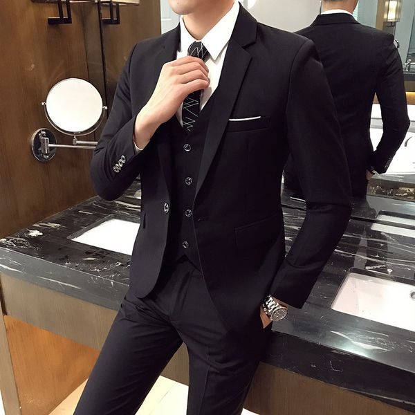 men's suits blazers men's business casual blazers 3 piece suits set coat vest pants wedding banquet work blazer jacket trousers s-, White;black
men's suits blazers men's business casual blazers 3 piece suits set coat vest pants wedding banquet work blazer jacket trousers s-, White;black
