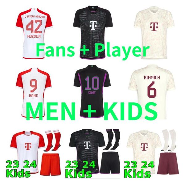 de ligt kane soccer jerseys fans player version 23 24 sane kimmich muller davies football shirt men kids sets kit 2023 2024 musiala bayern m, Black;yellow
de ligt kane soccer jerseys fans player version 23 24 sane kimmich muller davies football shirt men kids sets kit 2023 2024 musiala bayern m, Black;yellow