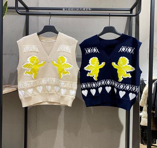 spring 2021 cartoon bear vneck knitted vest women039s loose sweater print oversized korean sleeveless waistcoat9920551, White;black
spring 2021 cartoon bear vneck knitted vest women039s loose sweater print oversized korean sleeveless waistcoat9920551, White;black