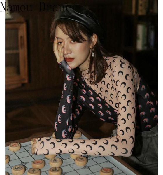 designer moon print t shirt women turtle neck long sleeve color block tee shirt underwear clothing 2105229046515, White
designer moon print t shirt women turtle neck long sleeve color block tee shirt underwear clothing 2105229046515, White