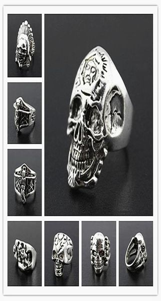 whole bulk lots 100pcs mix styles men039s punk rock silver skull metal alloy polished jewelry rings brand new2304276
whole bulk lots 100pcs mix styles men039s punk rock silver skull metal alloy polished jewelry rings brand new2304276