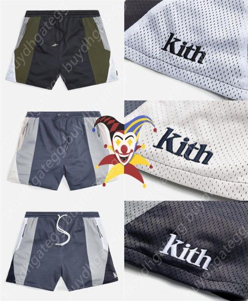 9hxx 2022 patchwork color kith board shorts men women hem embroidery zipper pockets mesh breeches3758610, White;black
9hxx 2022 patchwork color kith board shorts men women hem embroidery zipper pockets mesh breeches3758610, White;black