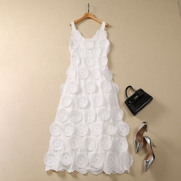 european and american women's clothing 2023 autumn new suspenders sleeveless flower applique fashionable cotton white dress xxl, Black;gray
european and american women's clothing 2023 autumn new suspenders sleeveless flower applique fashionable cotton white dress xxl, Black;gray