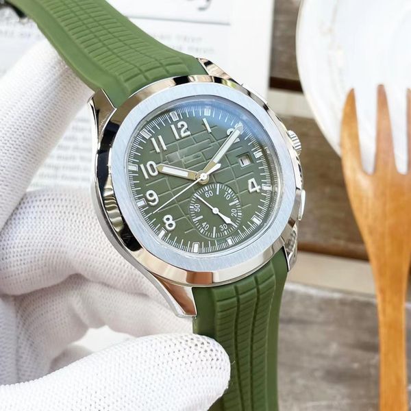 men's watch automatic mechanical black embossed pattern coating gold solid block stainless steel 42mm folding buckle green sports rubbe, Slivery;brown
men's watch automatic mechanical black embossed pattern coating gold solid block stainless steel 42mm folding buckle green sports rubbe, Slivery;brown