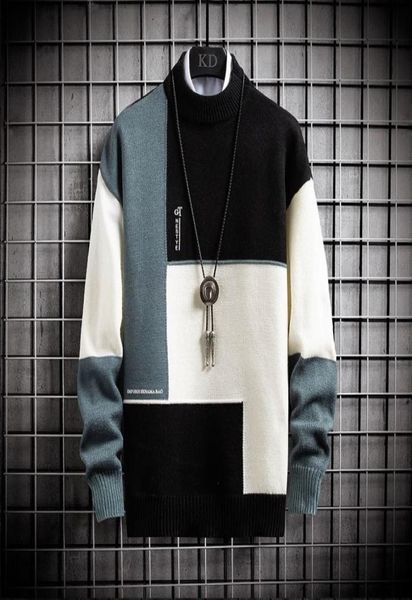 new winter cashmere warm sweater men turtleneck mens pullover patchwork slim fit sweaters knitted men039s christmas jumper2220460, White;black
new winter cashmere warm sweater men turtleneck mens pullover patchwork slim fit sweaters knitted men039s christmas jumper2220460, White;black