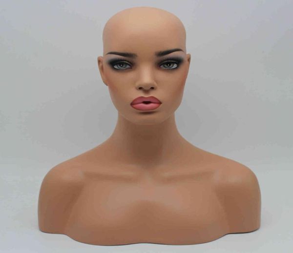 new item realistic female black fiberglass mannequin dummy head bust for lace wig and jewelry display ems ship8332049, White
new item realistic female black fiberglass mannequin dummy head bust for lace wig and jewelry display ems ship8332049, White