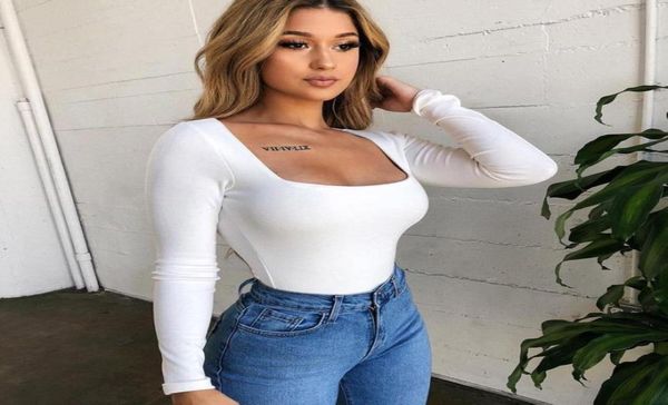women039s tshirt shimai 2022 square collar long sleeve bodycon bodysuit for women autumn white winter casual body female b8536043
women039s tshirt shimai 2022 square collar long sleeve bodycon bodysuit for women autumn white winter casual body female b8536043