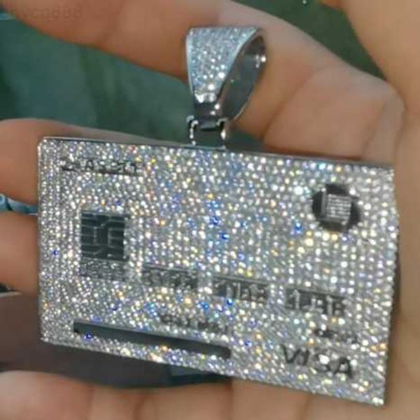 custom sell pass testter vvs moissanite diamond credit card silver pendant 24k gold plated hip hop jewelry men
custom sell pass testter vvs moissanite diamond credit card silver pendant 24k gold plated hip hop jewelry men