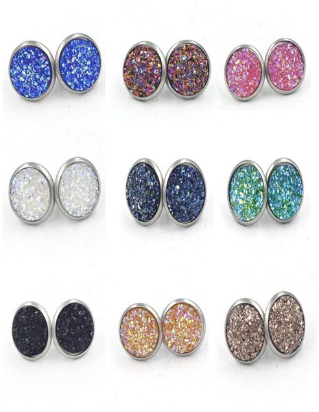 fashion 12mm imitate natural stone drusy druzy stainless steel stud earrings for women lady jewelry9712679, Golden;silver
fashion 12mm imitate natural stone drusy druzy stainless steel stud earrings for women lady jewelry9712679, Golden;silver