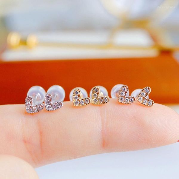 stud earrings yunli real 18k gold diamond heart mini simple natural pure au750 fine jewelry gifts for women quality, Golden;silver
stud earrings yunli real 18k gold diamond heart mini simple natural pure au750 fine jewelry gifts for women quality, Golden;silver