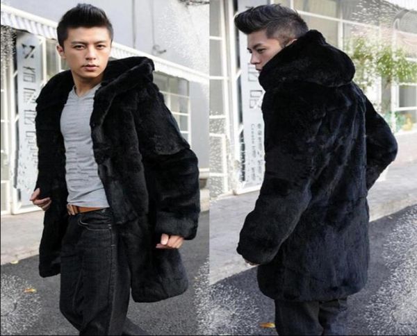 black warm hooded faux fur coat mens leather jacket men coats villus autumn winter thermal singlebreasted outerwea 5xl2066933 
black warm hooded faux fur coat mens leather jacket men coats villus autumn winter thermal singlebreasted outerwea 5xl2066933