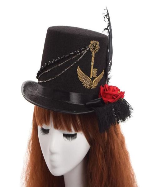 lolita women steampunk gear floral lace hat vintage victorian black hat party accessory 017767, Silver
lolita women steampunk gear floral lace hat vintage victorian black hat party accessory 017767, Silver