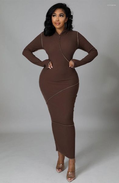 casual dresses 2023 autumn and winter women temperament commuter solid color slim long sleeved dress, Black;gray
casual dresses 2023 autumn and winter women temperament commuter solid color slim long sleeved dress, Black;gray