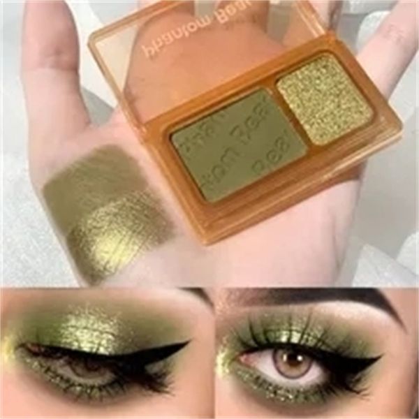 2 colors eye shadow palette matte glitter green eyeshadow neon nude red eye shadow pigments shadow professional makeup palette a13
2 colors eye shadow palette matte glitter green eyeshadow neon nude red eye shadow pigments shadow professional makeup palette a13