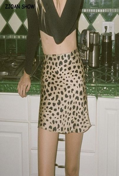 retro elastic high waist leopard print satin skirt like silk summer women mini short aline skirts 2103058059166, Black
retro elastic high waist leopard print satin skirt like silk summer women mini short aline skirts 2103058059166, Black