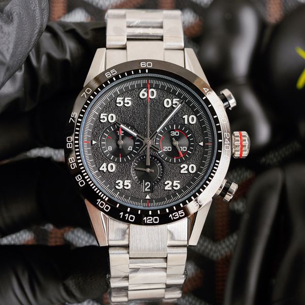 full-function fashionable men's watch vk quartz movement black 44mm dial 316 stainless steel case with mineral hd glass flyback timing, Slivery;brown
full-function fashionable men's watch vk quartz movement black 44mm dial 316 stainless steel case with mineral hd glass flyback timing, Slivery;brown