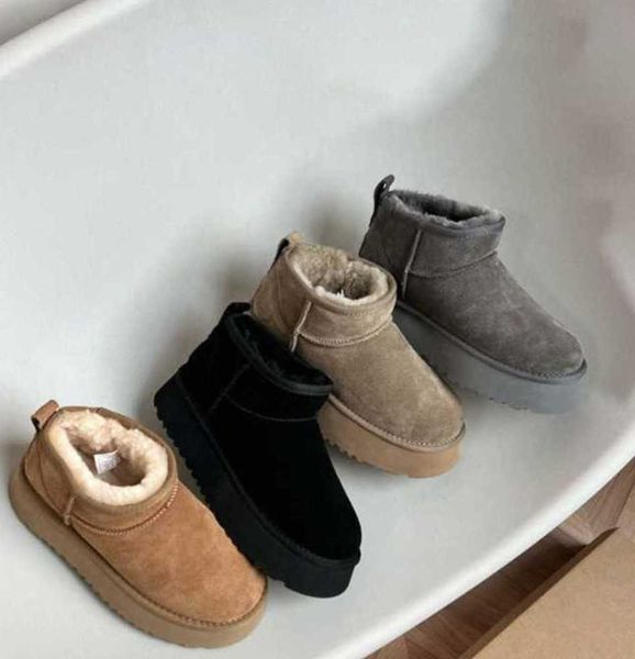boots ug ultra mini platform boot uggly wgg designer woman winter ankle australia snow thick bottom real leather warm fluffy booties motion, Black
boots ug ultra mini platform boot uggly wgg designer woman winter ankle australia snow thick bottom real leather warm fluffy booties motion, Black