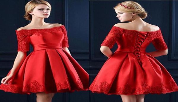2017 little red satin homecoming dresses a line off shoulder lace appliques pleats mini short prom party gowns celebrity cocktail 6499669, Blue;pink
2017 little red satin homecoming dresses a line off shoulder lace appliques pleats mini short prom party gowns celebrity cocktail 6499669, Blue;pink