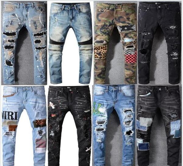 mens ripped patches jeans knee patch slim stretch pants men jeans trousers1723076, Blue
mens ripped patches jeans knee patch slim stretch pants men jeans trousers1723076, Blue
