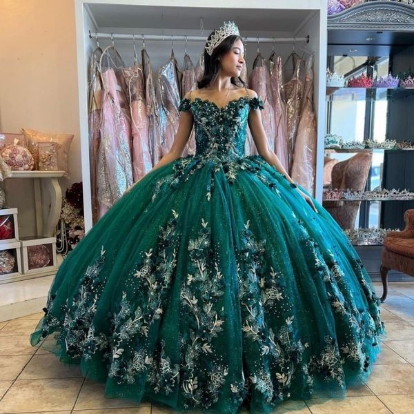 blackish green quinceanera dresses ball gown 3d floral appliques lace sleeveless off shoulder handmade flowers sweet 15 party, Blue;red
blackish green quinceanera dresses ball gown 3d floral appliques lace sleeveless off shoulder handmade flowers sweet 15 party, Blue;red