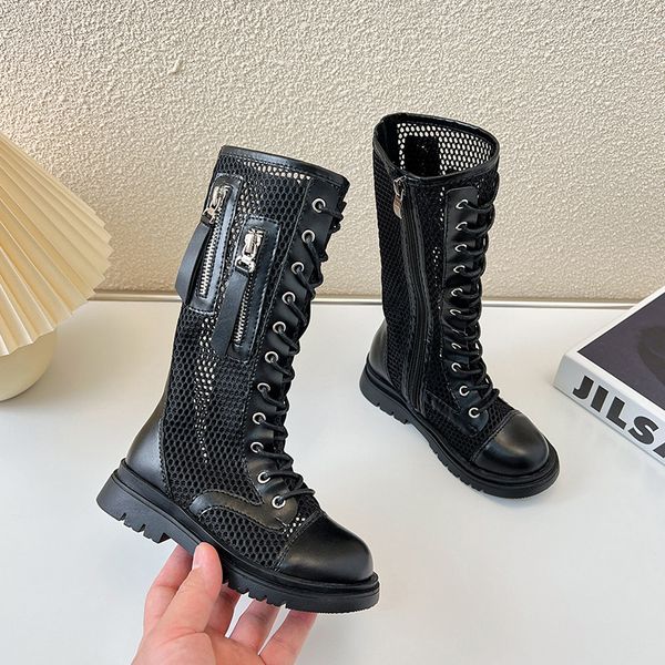 boots children high zipper versatile hollow 2023 girls summer for catwalk solid color kids casual shoes classic britain 230814, Black;grey
boots children high zipper versatile hollow 2023 girls summer for catwalk solid color kids casual shoes classic britain 230814, Black;grey