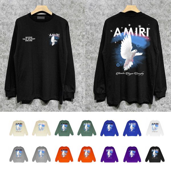 men's t-shirts quality summer t-shirts designer sleeve amirri casual fashion long term brand peace pigeon print cotton loose t-shirt la, White;black
men's t-shirts quality summer t-shirts designer sleeve amirri casual fashion long term brand peace pigeon print cotton loose t-shirt la, White;black