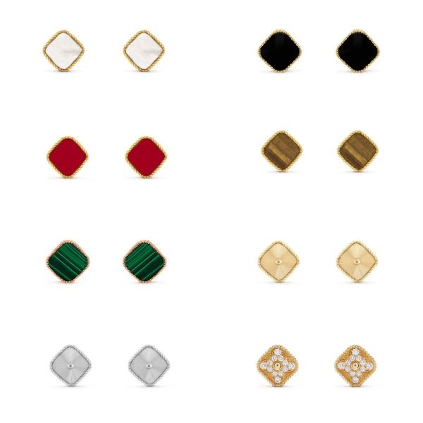 vintage fashion 4/four leaf clover charm stud earrings back mother-of-pearl silver 18k gold plated agate for women girls valentine's mo, Golden;silver
vintage fashion 4/four leaf clover charm stud earrings back mother-of-pearl silver 18k gold plated agate for women girls valentine's mo, Golden;silver