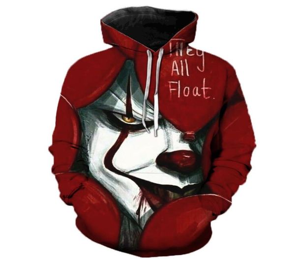 it chapter two horror movie 3d printed hoodie sweatshirts men women clown joker pullover casual oversized it clown hoodies cx200807534993, Black
it chapter two horror movie 3d printed hoodie sweatshirts men women clown joker pullover casual oversized it clown hoodies cx200807534993, Black