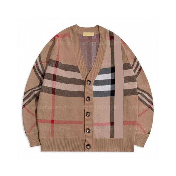 knitted sweaters womens cardigan women designer sweater classic plaid outer stripe thickened long sleeve buttons knit coat designer cardigan, White;black
knitted sweaters womens cardigan women designer sweater classic plaid outer stripe thickened long sleeve buttons knit coat designer cardigan, White;black