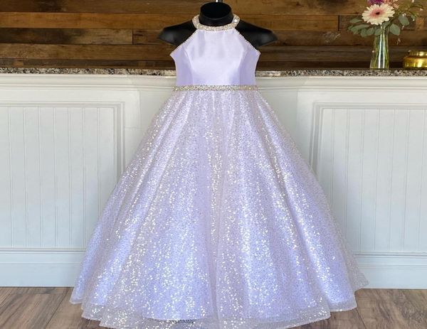 little miss pageant dress for teens juniors toddlers 2021 sequins white long kids gown formal party beading halter neckline rosie 2014523, White;red 
little miss pageant dress for teens juniors toddlers 2021 sequins white long kids gown formal party beading halter neckline rosie 2014523, White;red