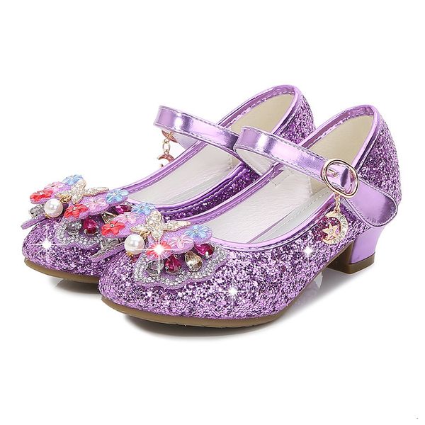 Sneakers Brand Design Girls High Heels Sequined Children s Leather Shoes Bow Princess Wedding Party Student Performance 230814, Silver
Sneakers Brand Design Girls High Heels Sequined Children s Leather Shoes Bow Princess Wedding Party Student Performance 230814, Silver