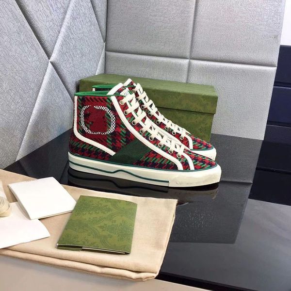 designers tennis sneaker luxurys canvas shoe washed jacquard denim shoes women men trainer ace rubber sole embroidered vintage sneakers, Red;white
designers tennis sneaker luxurys canvas shoe washed jacquard denim shoes women men trainer ace rubber sole embroidered vintage sneakers, Red;white