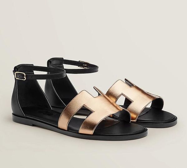 23s designer santorini sandals flat women sandals genuine leather luxury shoes fashion calfskin flats classic buckle open toe outdoor beach, Black
23s designer santorini sandals flat women sandals genuine leather luxury shoes fashion calfskin flats classic buckle open toe outdoor beach, Black
