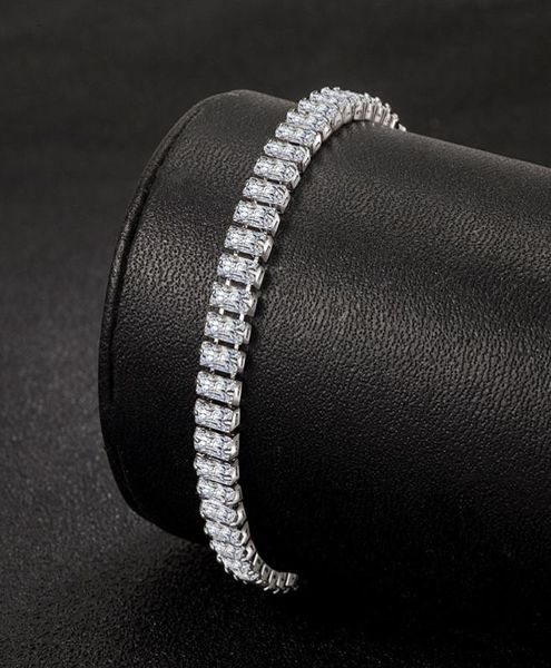 

luxury diamond bracelet tennis designer stainless steel moissanite tennis link chain bracelets bangles valentines day gift chirstm8213500, Golden;silver