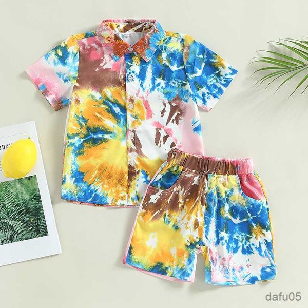 clothing sets 1-6y kids boys summer beach clothes sets tie-dye print short sleeve turn-down collar shirts elastic waist shorts r230815, White
clothing sets 1-6y kids boys summer beach clothes sets tie-dye print short sleeve turn-down collar shirts elastic waist shorts r230815, White