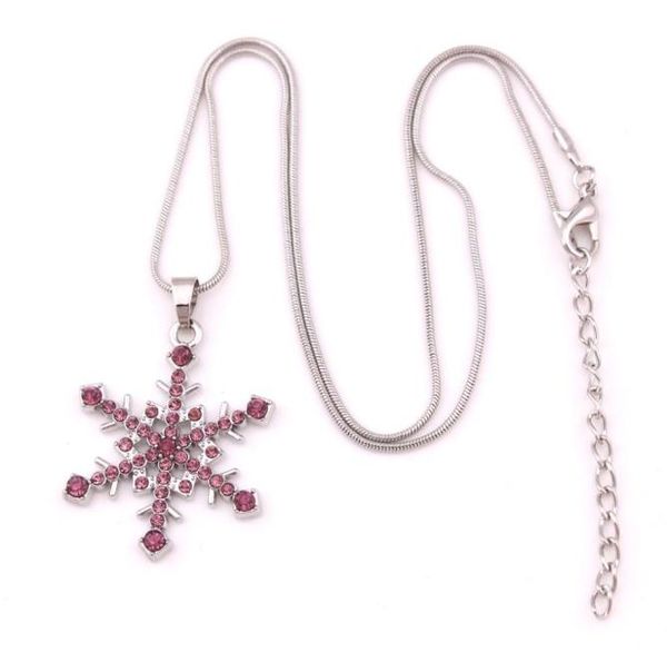 x7 silver tone crystal snow pendant necklace 18quot snowflake winter christmas holiday jewelry drop 4784370
x7 silver tone crystal snow pendant necklace 18quot snowflake winter christmas holiday jewelry drop 4784370