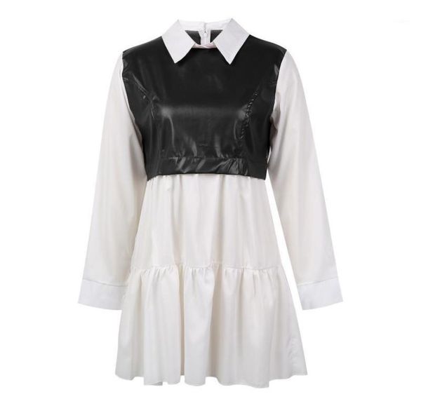 casual dresses 2022 style women fashion shirt dress ladies pu leather patchwork high waisted long sleeve plus size sxxl8593302, Black;gray
casual dresses 2022 style women fashion shirt dress ladies pu leather patchwork high waisted long sleeve plus size sxxl8593302, Black;gray