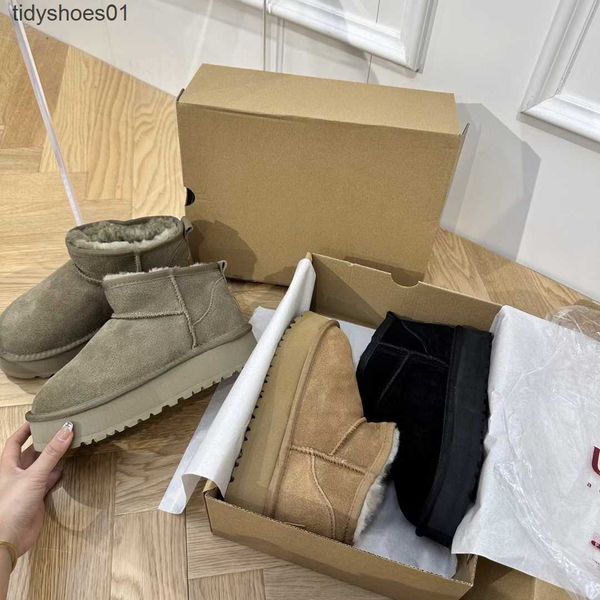 ultra mini platform boot designer woman winter ankle australia snow boots thick bottom real leather warm fluffy booties with fur size 35-44, Black
ultra mini platform boot designer woman winter ankle australia snow boots thick bottom real leather warm fluffy booties with fur size 35-44, Black
