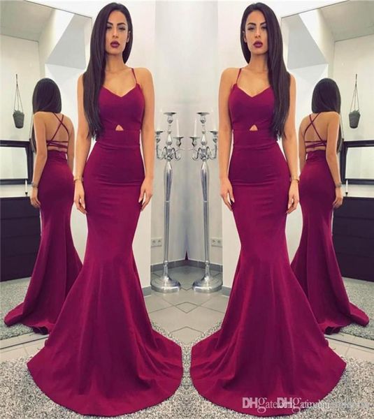 designer simple plum long mermaid prom dresses spaghetti straps backless floor length evening dress4253188, Black
designer simple plum long mermaid prom dresses spaghetti straps backless floor length evening dress4253188, Black