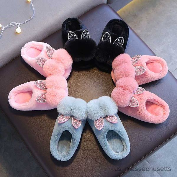 slipper autumn and winter children' cotton slippers indoor girls' casual cotton slippers baby home warm cotton slippers r230815, Black;grey
slipper autumn and winter children' cotton slippers indoor girls' casual cotton slippers baby home warm cotton slippers r230815, Black;grey