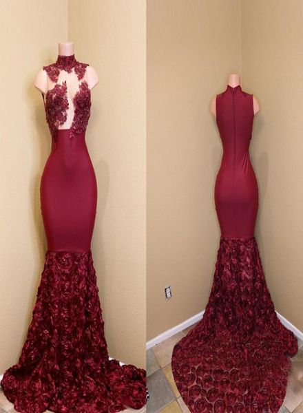 exquisite burgundy mermaid prom dress 2018 high neck sheer applique lace handmade flower bottom zipper back long train evening9873458, Black
exquisite burgundy mermaid prom dress 2018 high neck sheer applique lace handmade flower bottom zipper back long train evening9873458, Black
