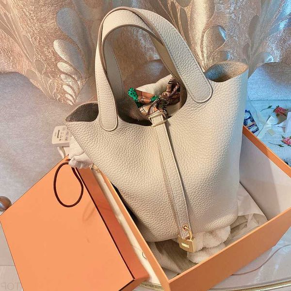 a designer tote bag her mas handbag vegetable basket picotin lock female genuine leather first layer cowhide large capacity bucket
a designer tote bag her mas handbag vegetable basket picotin lock female genuine leather first layer cowhide large capacity bucket