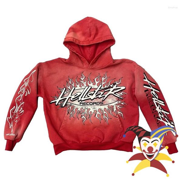 Men' Hoodies Red Vintage Hellstar Studios Hoodie Men Women Nice Washed Oversized Pullovers
Men' Hoodies Red Vintage Hellstar Studios Hoodie Men Women Nice Washed Oversized Pullovers